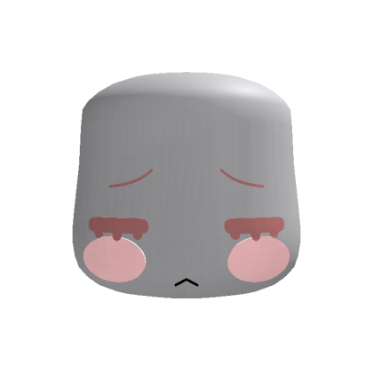 (Animated) Pink Adorable Wii Mii Sad Face