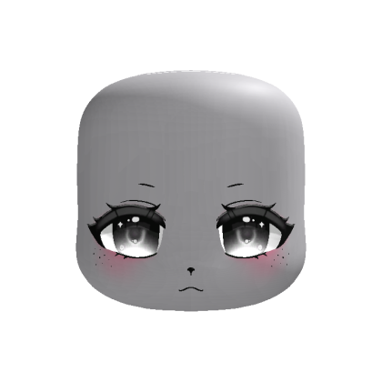 (Glowing) moe fawn anime deer eyes in white