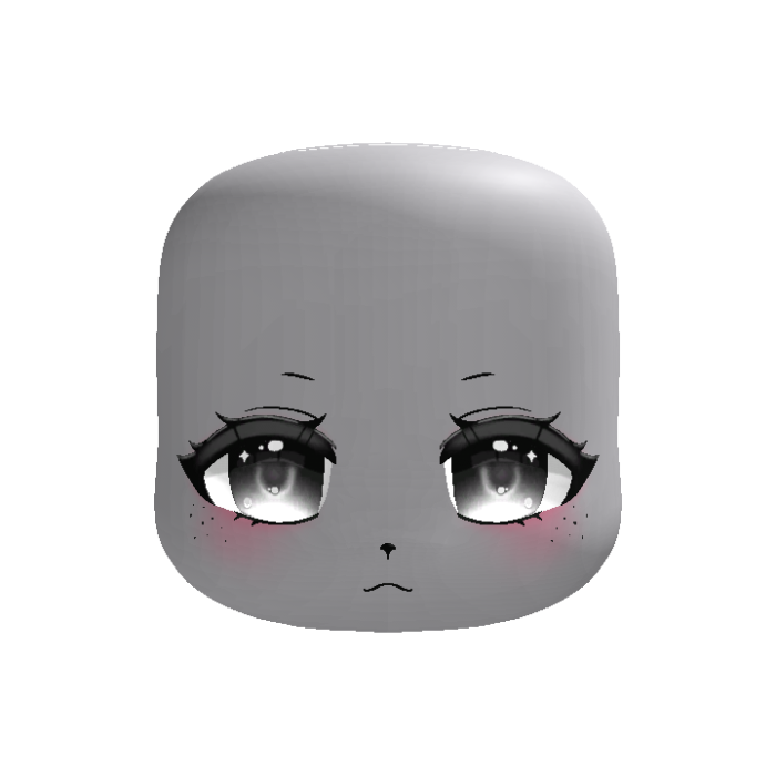 (Glowing) moe fawn anime deer eyes in white