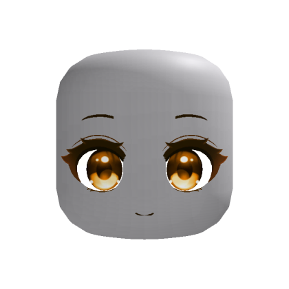 Golden Brown Anime Eyes w/ Cute Adorable Smile