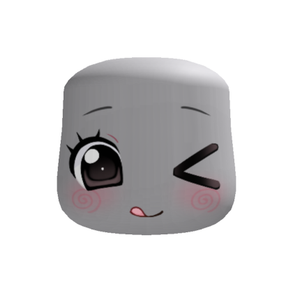 winky silly kawaii igari face