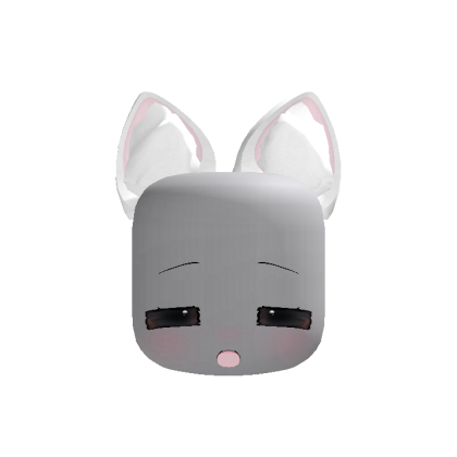 ♡ : (animated) cute brown sleepy chibi kitty face thumbnail
