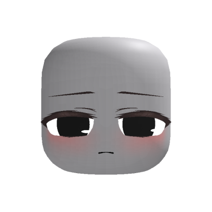 Animated Sleepy Chibi Face – Black