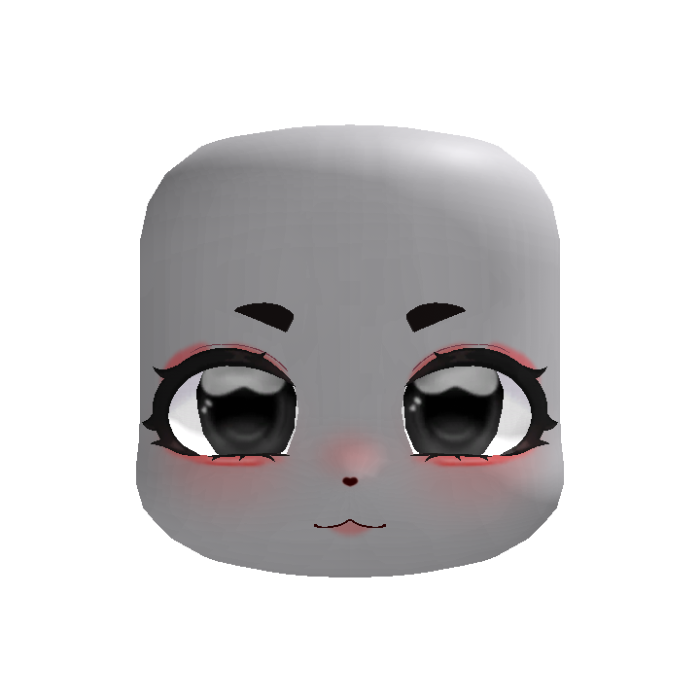 Sweet Kigurumi Puppy Chibi Face Black (Animated)