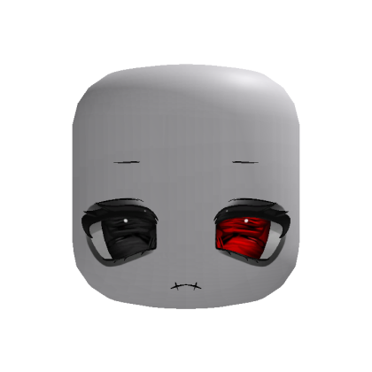 ♯ Lost Black & Red Heterochromia Undead Vkei Doll thumbnail