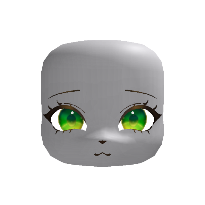 Green Cute Kigurumi Furry Face