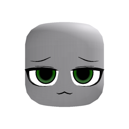 Unbothered Cute Kitty Green Face