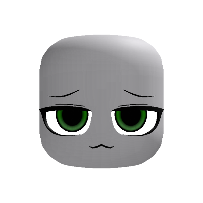 Unbothered Cute Kitty Green Face