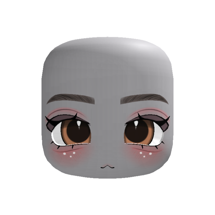 ♡ Adorable fawn chibi face ♡ (brown eyes)