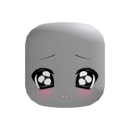 kawaii sad crying chibi big eyes face