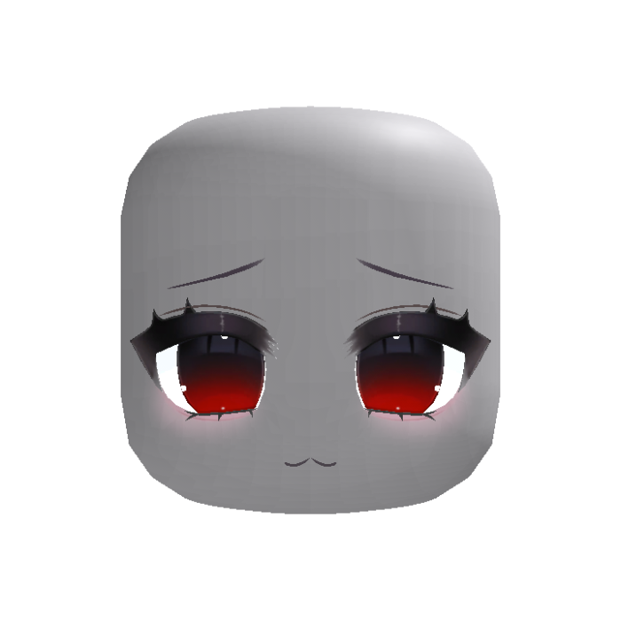 (animated) Shy Anime Moe Stare in Red