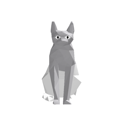 Sitting Cat Head