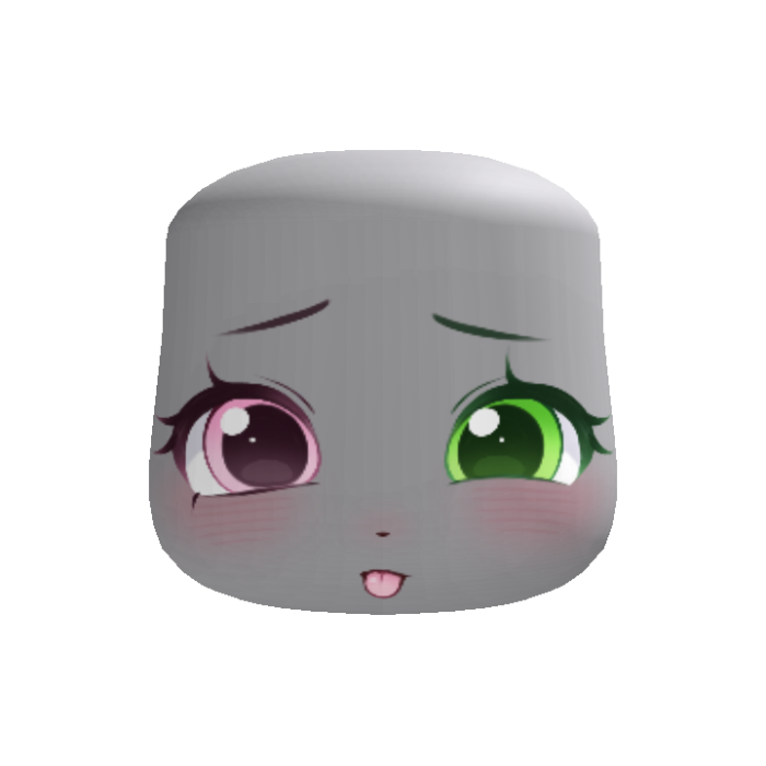 🦄 eeyuck! cute pony face pink green