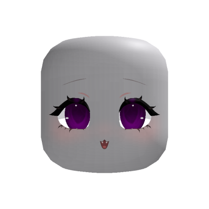 Kawaii vampire head [Purple]