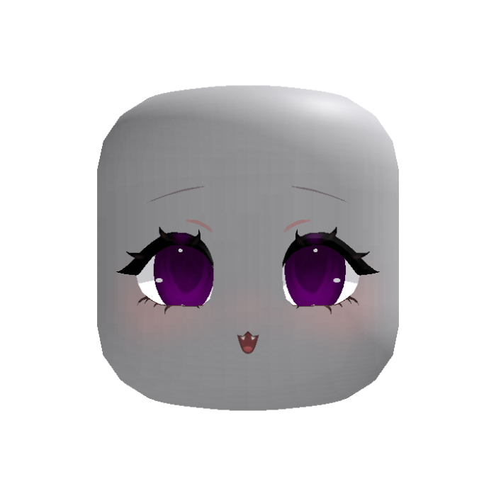Kawaii vampire head [Purple]