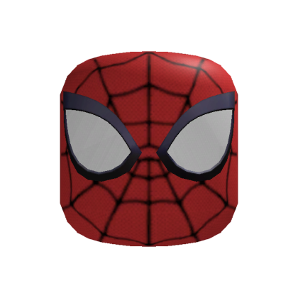 Spider Super Hero Mask - Red Head
