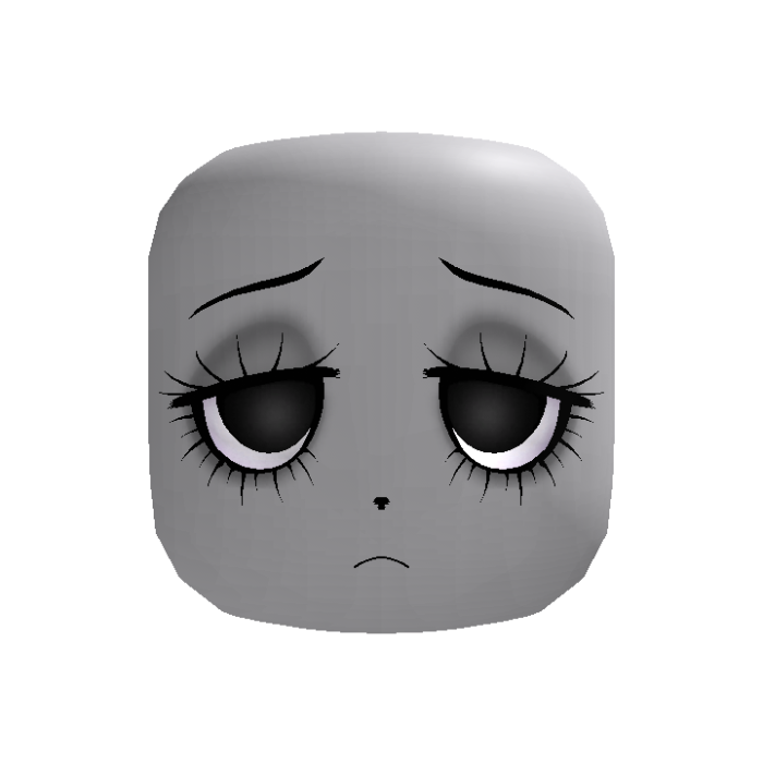 Aesthetic Vkei Dark Anime Face
