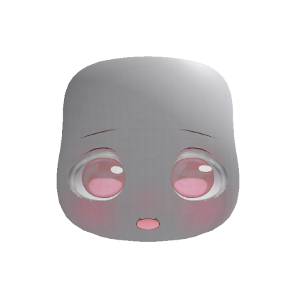 Soft Kawaii Adorable Anime Face (Albino)