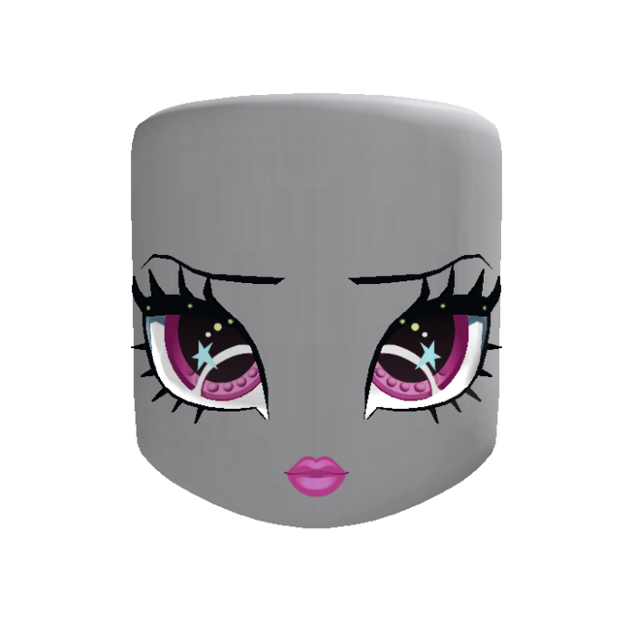 pink alien novi star doll head