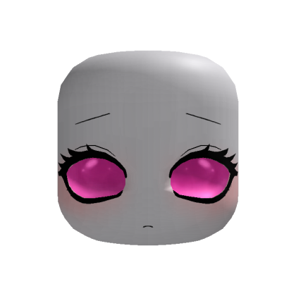Sullen Dolly Gloomy Pout Face in black & pink