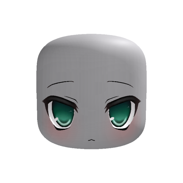 ♡ ꒰ animated green surprised moe face ꒱ ♡