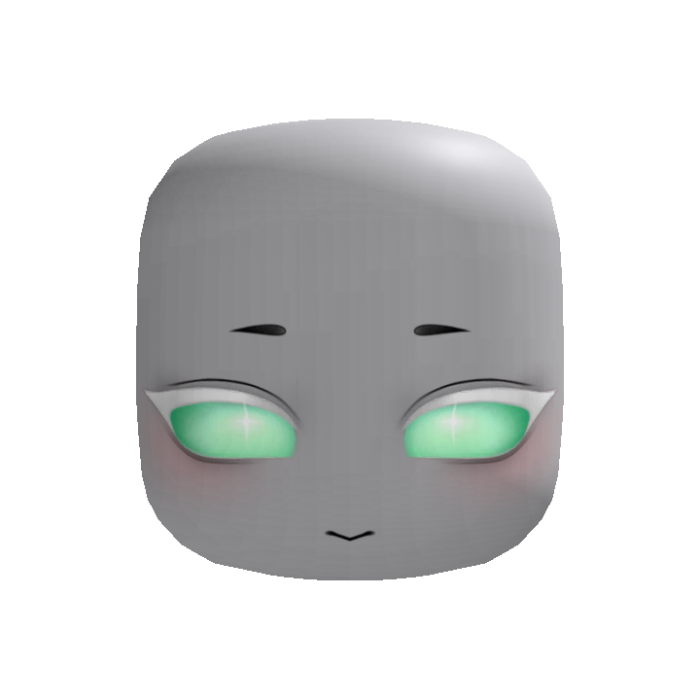 Moe Anime Emo Scary Halloween Light Green Eyes