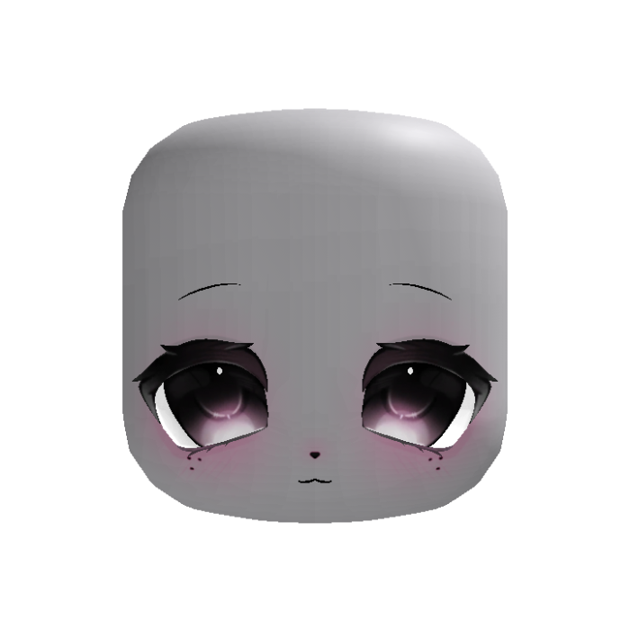 Cute Kawaii Doll Fox Tech Face In Pink