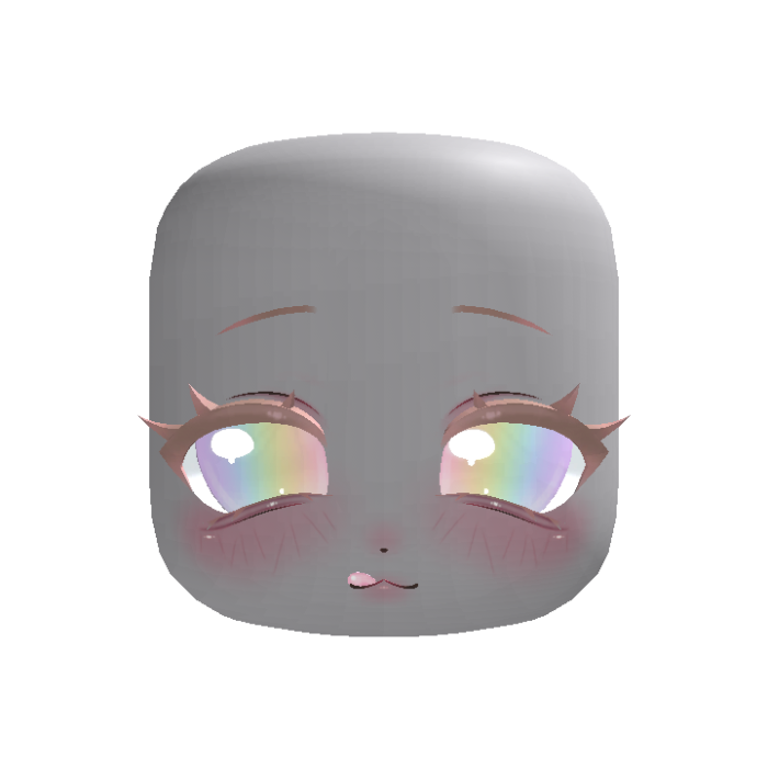 YUM! 😋 kawaii sweet happy licky face rainbow