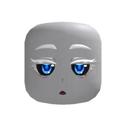 Albino Ifrita Kawaii Demon Face Blue