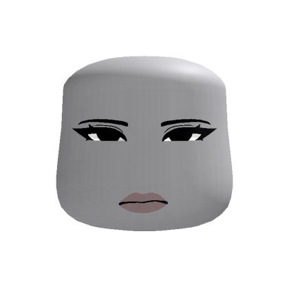 displeased sleek pretty lady face