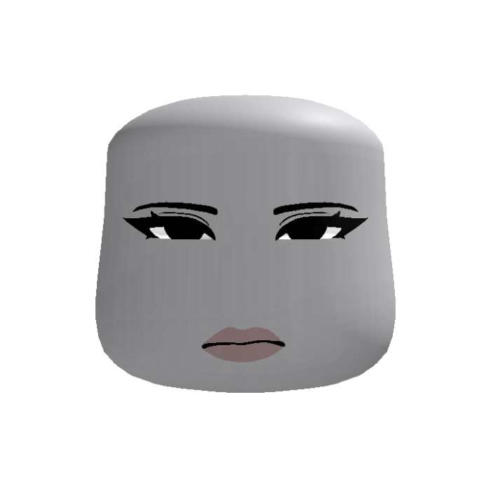 displeased sleek pretty lady face