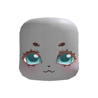 ♡ Kawaii smug kigurumi baby blue eyes face