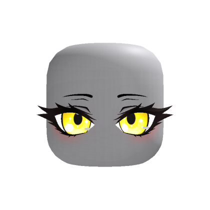 Animated Cute Chibi Eyes - Yellow
