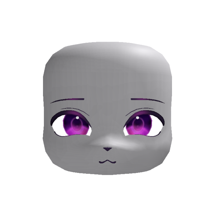 Purple Cute Masc Kigurumi Furry Face