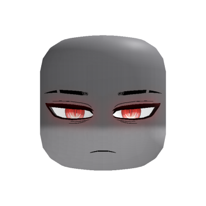 (Animated) Red Tired Shadowed Glowing Aura Eyes