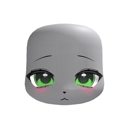 ♡ animated green kigurumi furry fursuit head