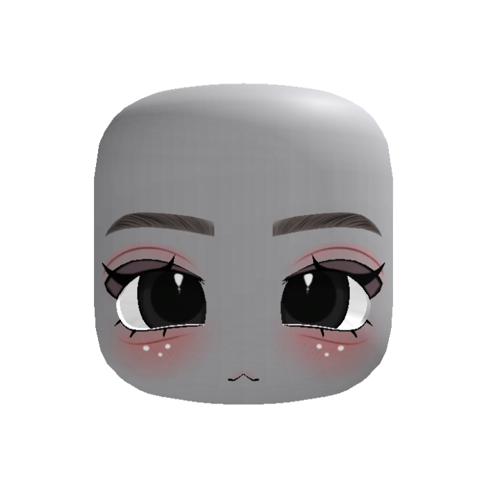 ♡ Adorable fawn chibi face ♡ (black eyes)