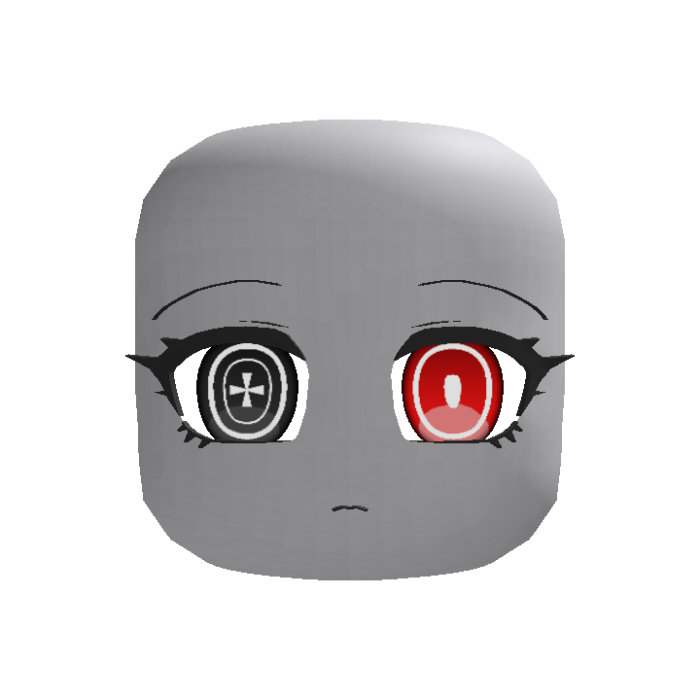 Cute Goddess Red Cross Face