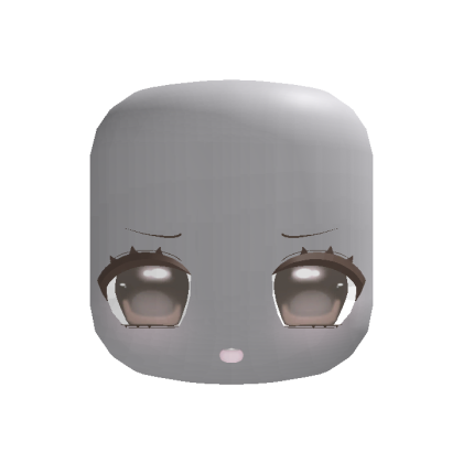 (animated) brown adorable chibi moe happy face