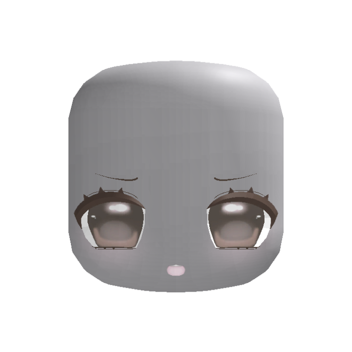 (animated) brown adorable chibi moe happy face