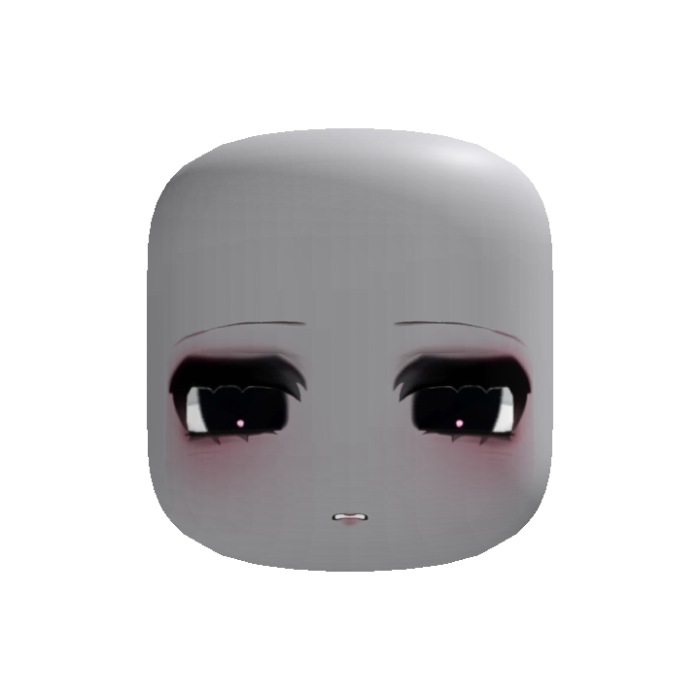 cute unbothered eyes - pure black