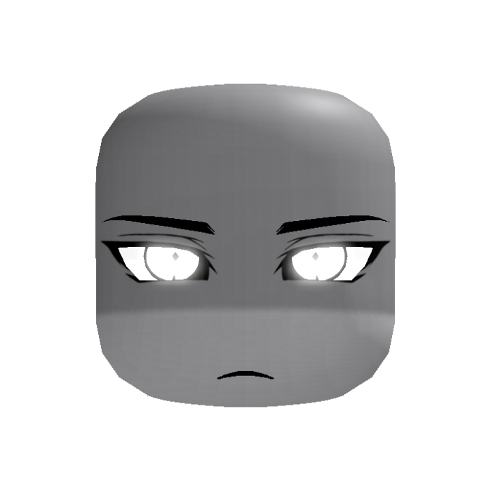 (ANIMATED + GLOWING) White Eyes Shadow Aura Face