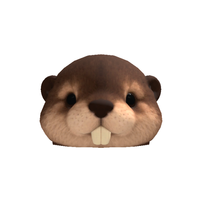 Cute Beaver Head