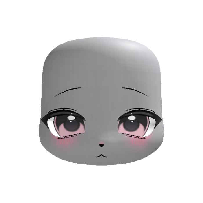♡ animated pink kigurumi furry fursuit head
