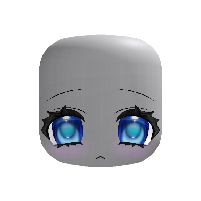(ANIMATED) cute moe bright blue eyes