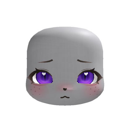 purple kigurumi lovestruck puppy pout face thumbnail