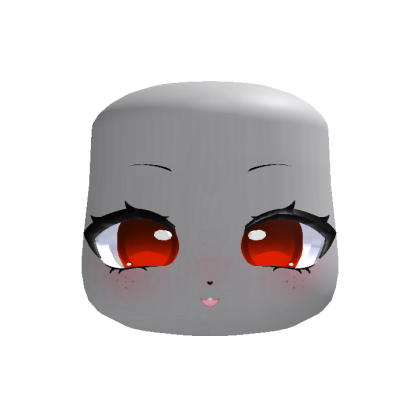 🐶  cute kawaii puppy face in red