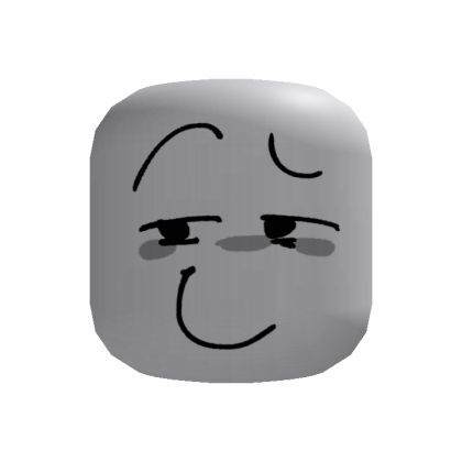 classic smirk face (recolourable)