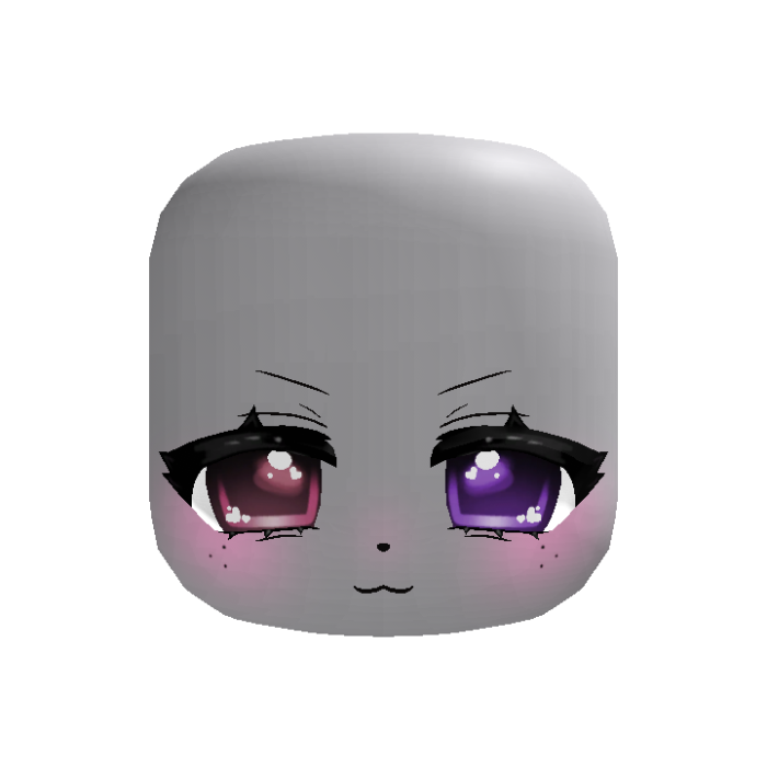 🐱 kawaii smug kitty face 🐾 pink purple 🦄