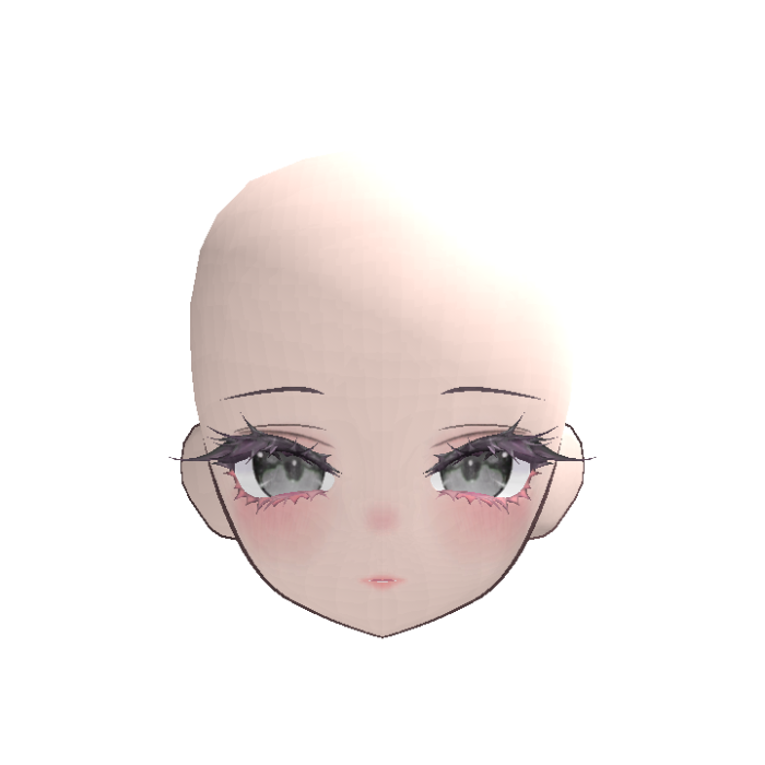 Anime Doll Head Lofty Recolorble (Fair)